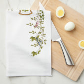 Linge De Cuisine Joyeux lapin de Noël lapin de peluche avec année (Quart Plié)