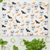 Linge De Cuisine Joyeux Motif d'Halloween (Plié)