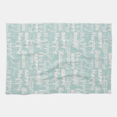 Linge De Cuisine Joyeux Mots Bleus (Horizontal)