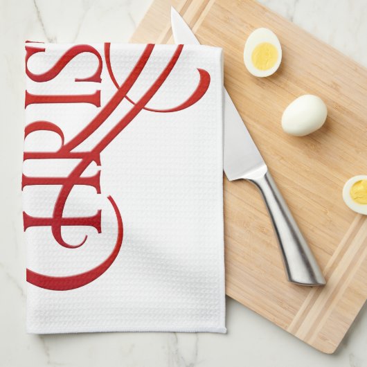 Linge De Cuisine Joyeux Noël (Quart Plié)