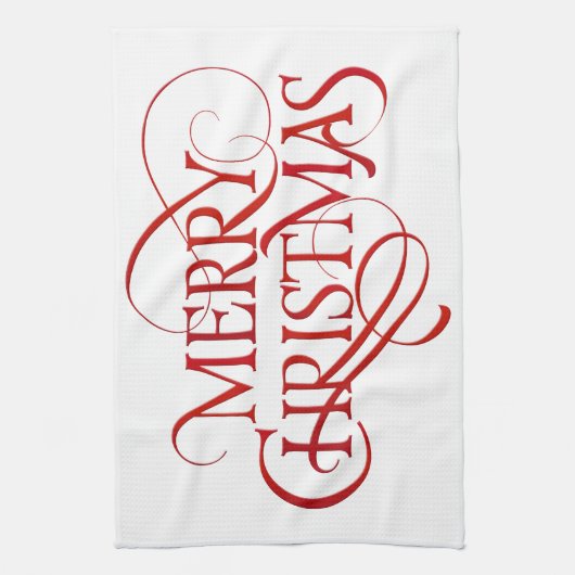 Linge De Cuisine Joyeux Noël (Vertical)