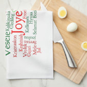 Linge De Cuisine Joyeux Noël (Quart Plié)