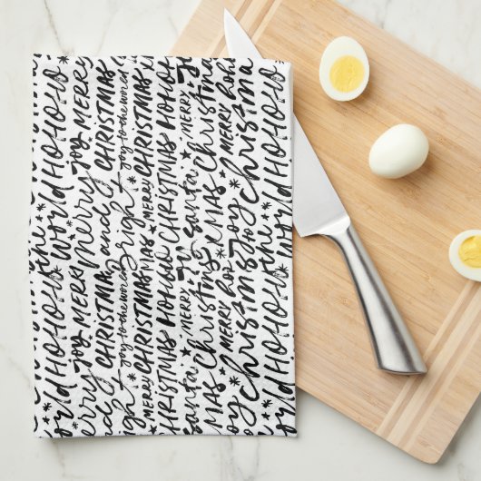 Linge De Cuisine Joyeux Noël (Quart Plié)