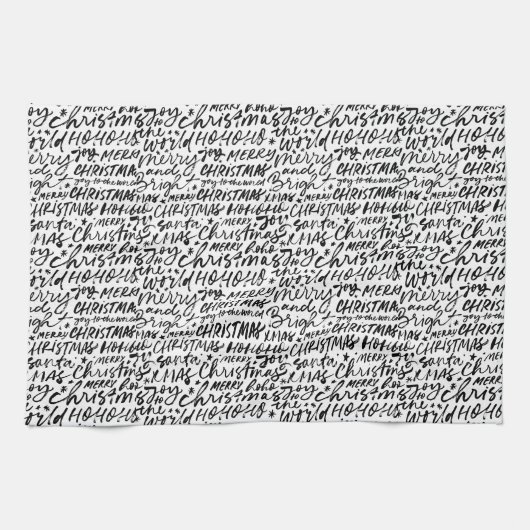 Linge De Cuisine Joyeux Noël (Horizontal)