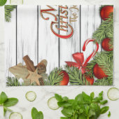 Linge De Cuisine Joyeux Noël (Plié)