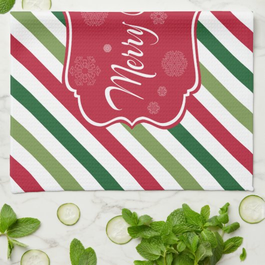 Linge De Cuisine Joyeux Noël (Plié)