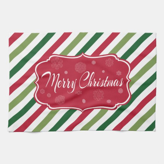 Linge De Cuisine Joyeux Noël (Horizontal)