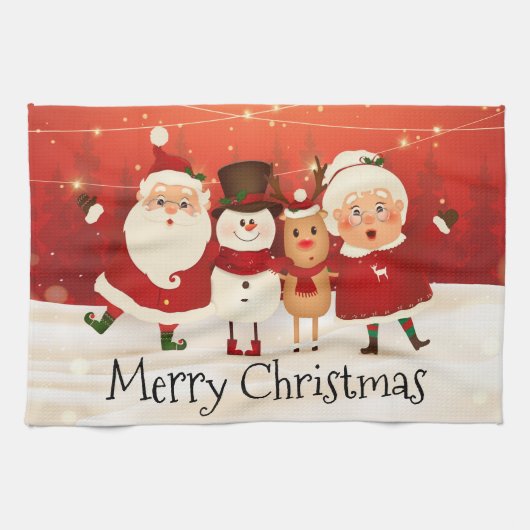 Linge De Cuisine Joyeux Noël (Horizontal)