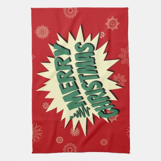 Linge De Cuisine Joyeux Noël (Vertical)