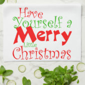 Linge De Cuisine Joyeux Noël (Plié)