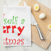 Linge De Cuisine Joyeux Noël (Quart Plié)