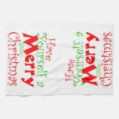 Linge De Cuisine Joyeux Noël (Horizontal)