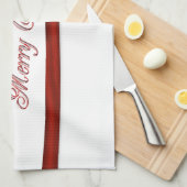 Linge De Cuisine Joyeux Noël (Quart Plié)