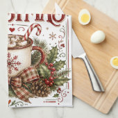 Linge De Cuisine Joyeux Noël (Quart Plié)