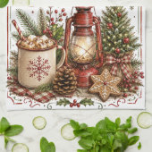 Linge De Cuisine Joyeux Noël (Plié)