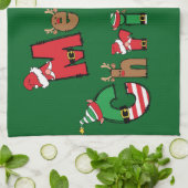 Linge De Cuisine Joyeux Noël (Plié)