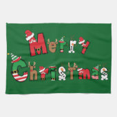 Linge De Cuisine Joyeux Noël (Horizontal)