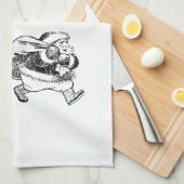 Linge De Cuisine Joyeux Noël AF Funny Santa (Quart Plié)
