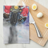 Linge De Cuisine Joyeux Noël - Amis heureux - Peinture amusante (Quart Plié)