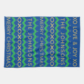 Linge De Cuisine Joyeux Noël Amour et joie (Horizontal)