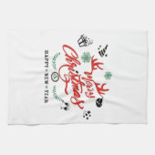 Linge De Cuisine Joyeux Noël Bonne année (Horizontal)