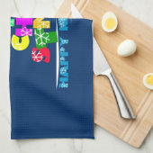 Linge De Cuisine Joyeux Noël Bonne année (Quart Plié)