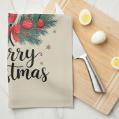 Linge De Cuisine Joyeux Noël coiffeur coiffeur Xmas coiffure (Quart Plié)