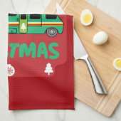 Linge De Cuisine Joyeux Noël de Motorhom RV (Quart Plié)
