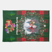 Linge De Cuisine Joyeux Noël et Bonne Année 20XX Snowman (Horizontal)