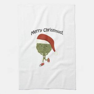 Linge De Cuisine Joyeux Noël ! Exécution de l'artichaut