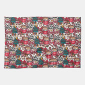 Linge De Cuisine Joyeux Noël - Fête de Fêtes (Horizontal)