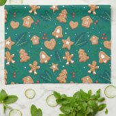 Linge De Cuisine Joyeux Noël Gingerbread Cookies (Plié)