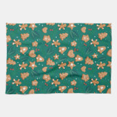 Linge De Cuisine Joyeux Noël Gingerbread Cookies (Horizontal)