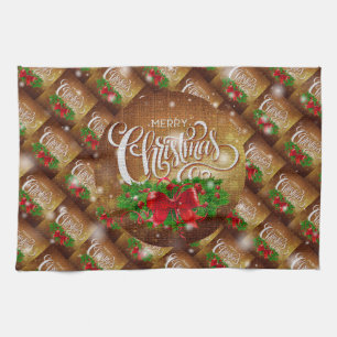 Linge De Cuisine Joyeux Noël Heureux Meilleur cadeau