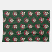 Linge De Cuisine Joyeux Noël Maine Coon Chat (Horizontal)