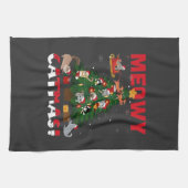 Linge De Cuisine Joyeux Noël miaou (Horizontal)