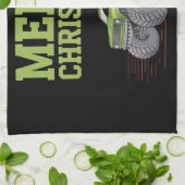 Linge De Cuisine Joyeux Noël Monster Camion Toddler Boys Noël (Plié)