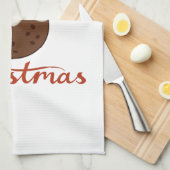 Linge De Cuisine Joyeux Noël+Pudding Design (Quart Plié)