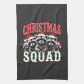 Linge De Cuisine Joyeux Noël Raccoon Santa Hat Amateurs (Vertical)