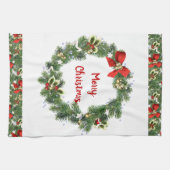Linge De Cuisine Joyeux Noël Vacances Maison (Horizontal)
