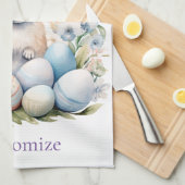 Linge De Cuisine Joyeux Panier lapin de Pâques Thunder_Cove (Quart Plié)