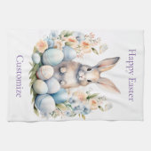 Linge De Cuisine Joyeux Panier lapin de Pâques Thunder_Cove (Horizontal)