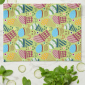 Linge De Cuisine Joyeux Pâques (Plié)