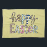 Linge De Cuisine Joyeux Pâques mignonne lapin floral Leopard de pri<br><div class="desc">Joyeux Pâques mignonne lapin floral Leopard de printemps</div>