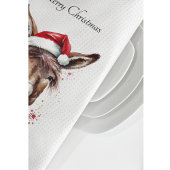 Linge De Cuisine Joyeux petit âne de Noël, coutume