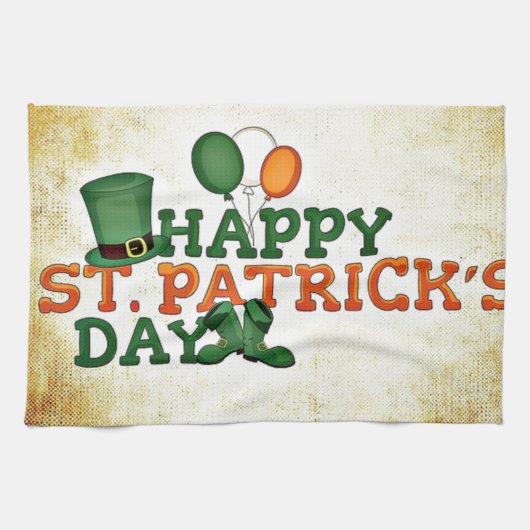 Linge De Cuisine Joyeux Saint Patrick (Horizontal)