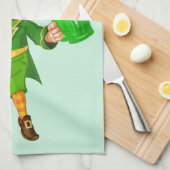 Linge De Cuisine Joyeux Saint Patrick's Day Leprechaun (Quart Plié)