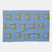 Linge De Cuisine Joyeux Soukkot Day, avec des citrons. (Horizontal)