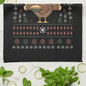 Linge De Cuisine Joyeux Thanksmans Noël Thanksgiving Turquie (Plié)