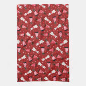 Linge De Cuisine Joyeux Valentines Day Chiens Dobermann (Vertical)